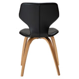 S.I.T Stol Vintage Black Art.Leather, Oak