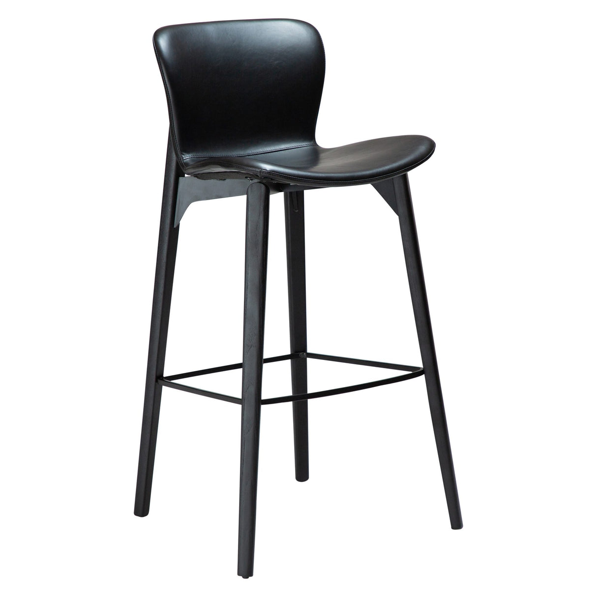 Paragon Barstol Vintage Black Art.Leather 75 cm