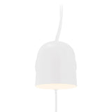Angle Vägglampa Vit/Telegrå