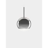 Mirror Ball Pendellampa Silver, 25 cm