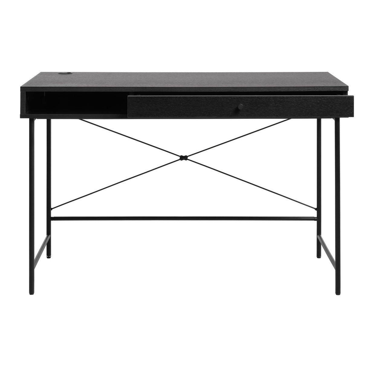 Segmento 60x120 cm Skrivbord Svart