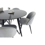 Plaza, Sammet Rund matgrupp