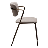 Zed Stol Cashmere bouclé, Antique Brass