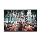 Bilde med HJORT Svart Ram 60x90 cm Tavla