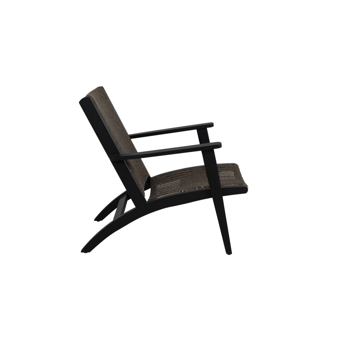 Kira Loungefåtölj Svart/Rustik