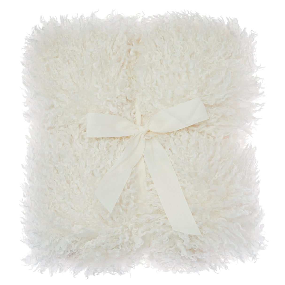Wooly Pläd Ivory