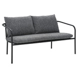 Bendt 2-sits Soffa 138x72 cm Svart/Teddy Ant