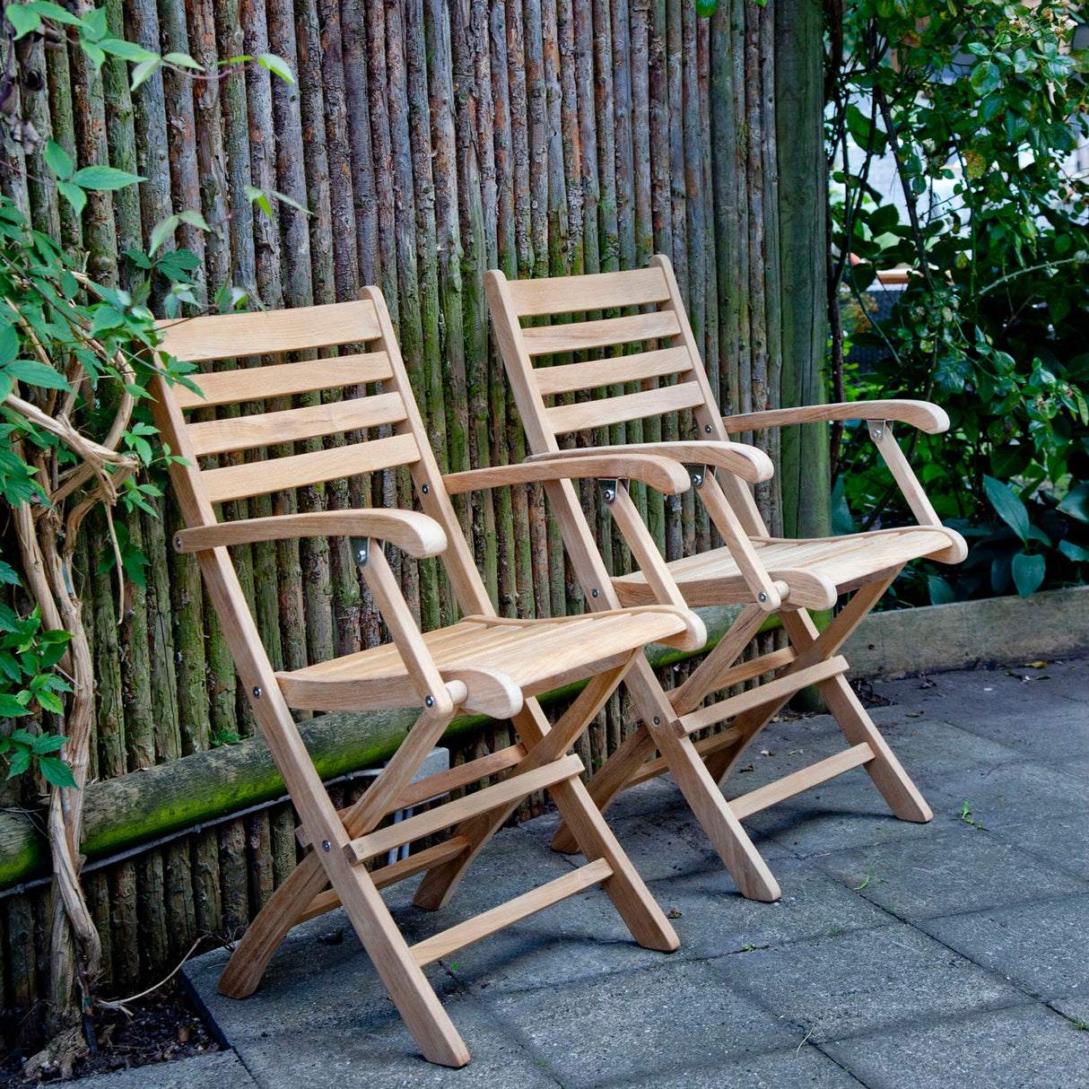 York Trädgårdsmöbelset Butterfly 1 Bord + 4 Stolar Teak