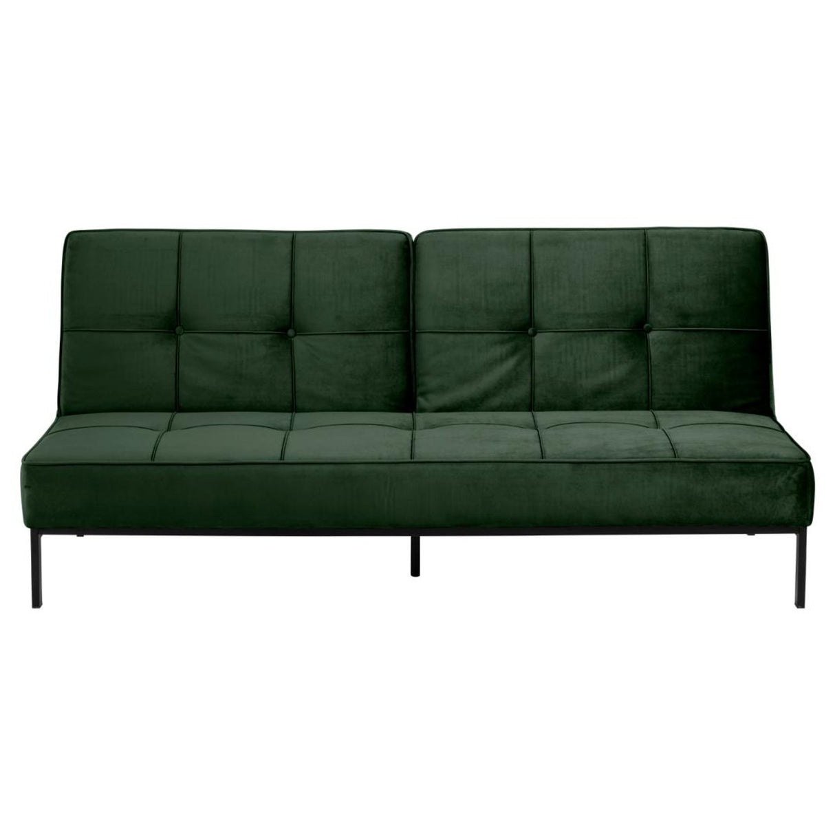 Perugia Bäddsoffa 87x198x95 cm Vic tyg Skogsgrön