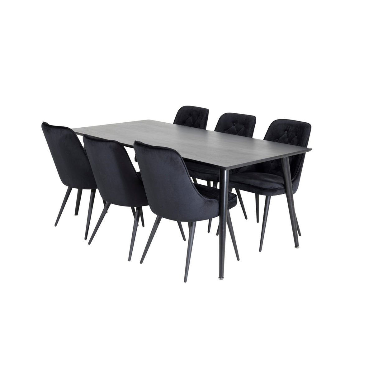 Dipp, Velvet Deluxe Rektangulär matgrupp