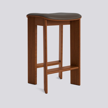 Chisel 30 65 cm Barpall lackerad valnötsfaner, Grano Chocolate