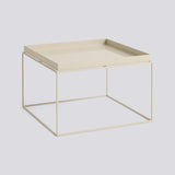 Tray Table L60 × B60 × H39 cm Soffbord Warm beige