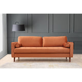 Rom (215 x 90 x 70 cm) 3-sitssoffa Orange