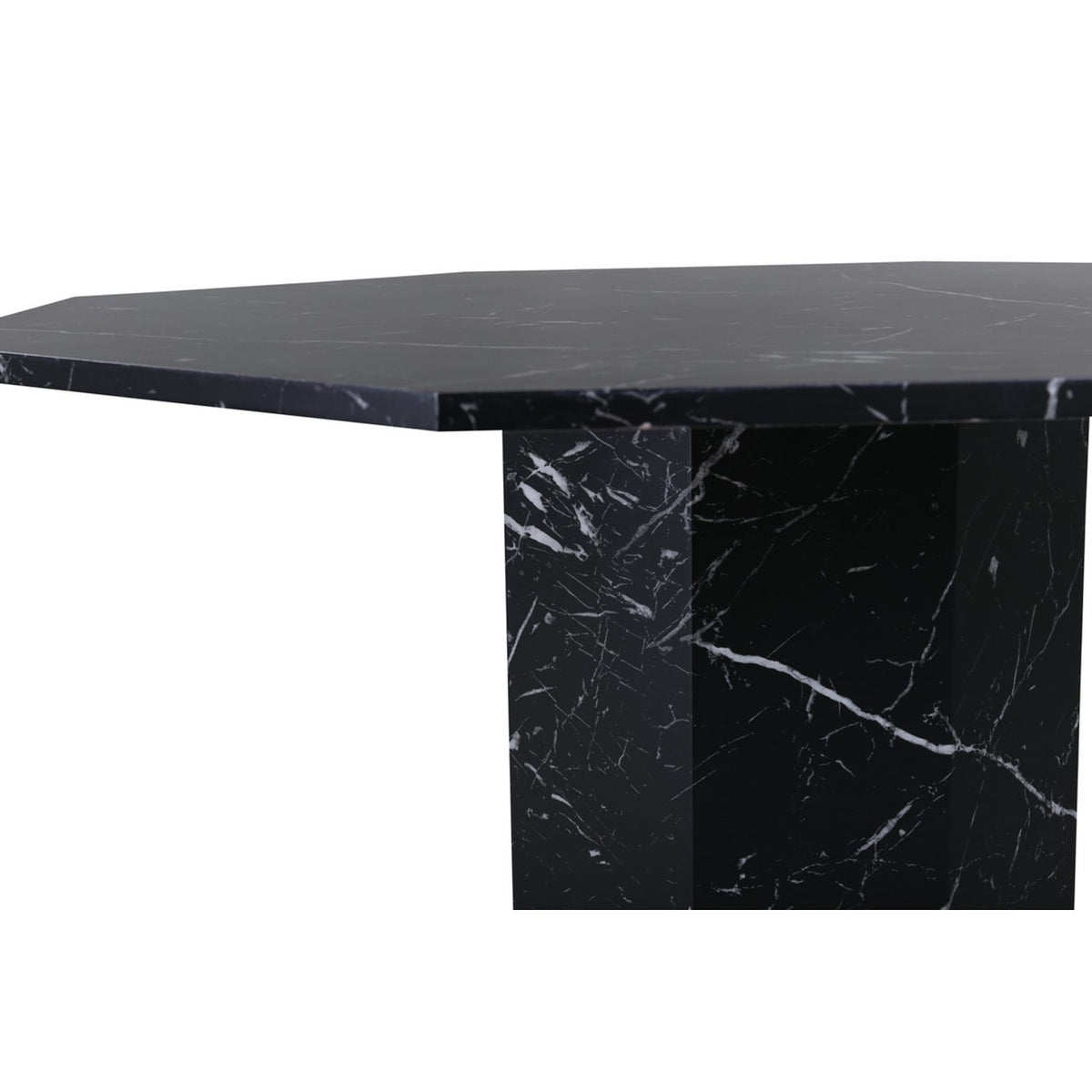 Marbs Runt matbord Svart, MDF, ⌀110