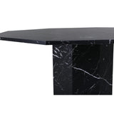 Marbs Runt matbord Svart, MDF, ⌀110