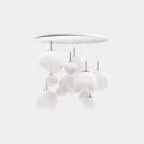 Melt Mega Pendelsystem LED Opalescent/Silver