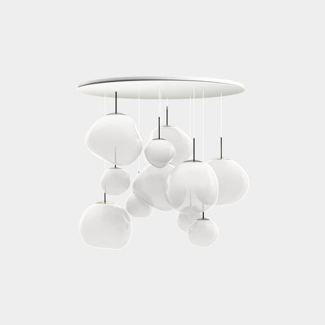 Melt Mega Pendelsystem LED Opalescent/Silver