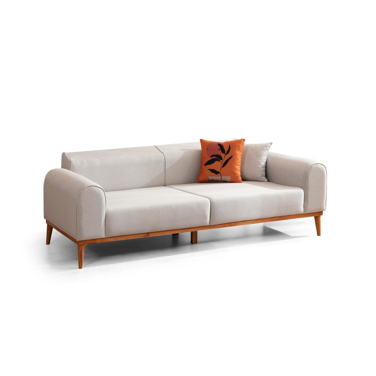 Lima 3-sits (220 x 84 x 77 cm) 3-sits bäddsoffa Creme
