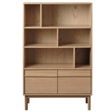 Terra Bokhylla 140 cm Naturlig Ek