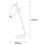 Mel Bordslampa Glim Black / Gold