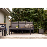 Gordon Soffbord 140x65 cm Antracit/Teak