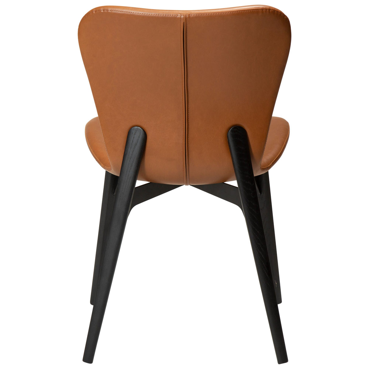 Paragon Stol Vintage Light Brown Art.Leather, Black Ash