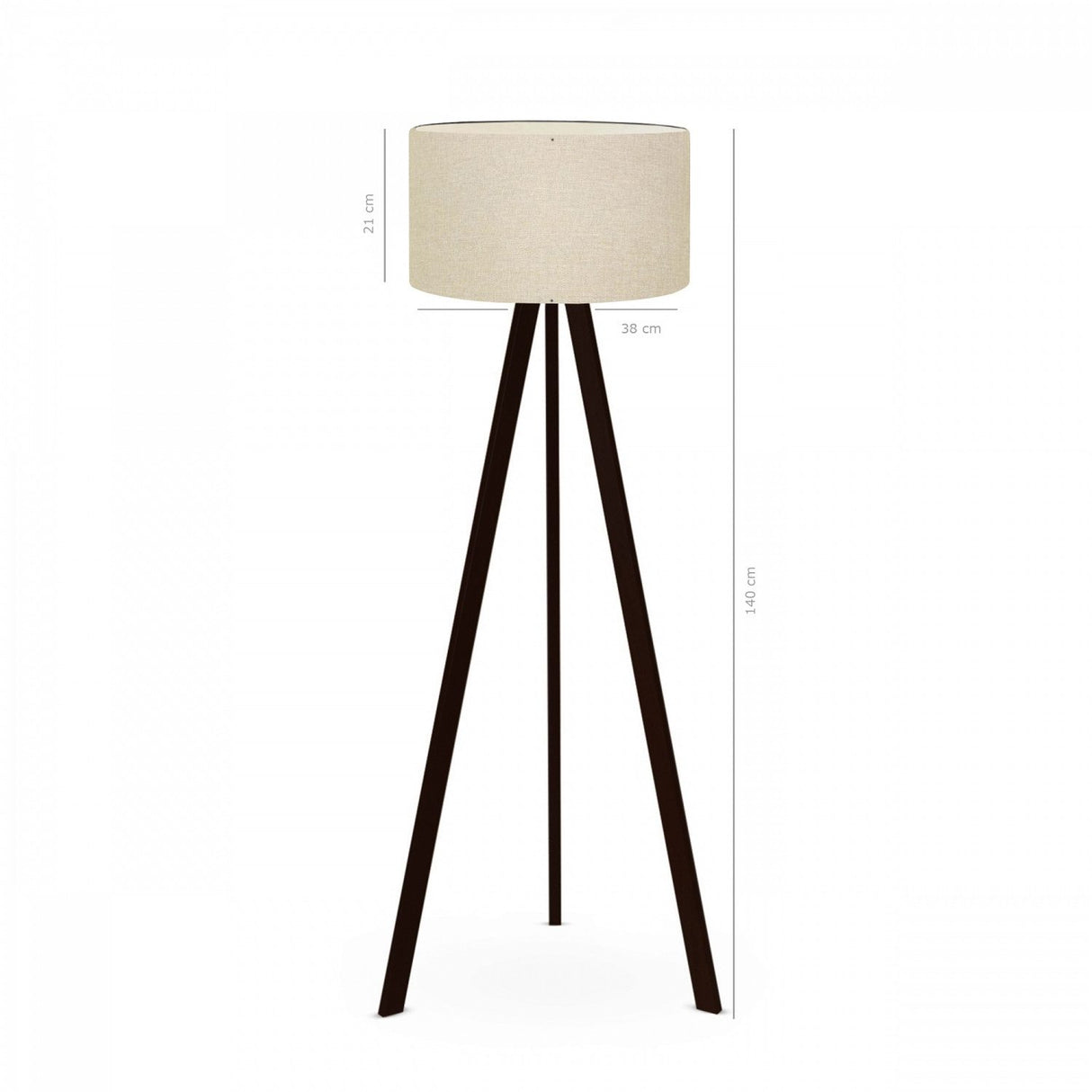 Echon (21 x 38 cm) Beige Golvlampa