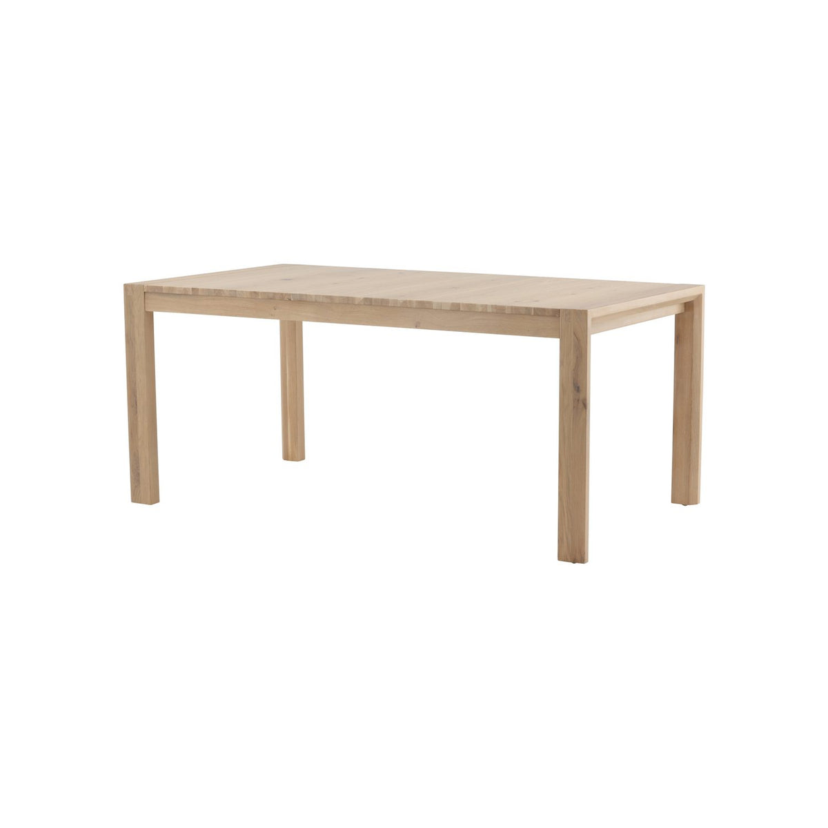 Slider Rektangulärt matbord Vitpigmenterad