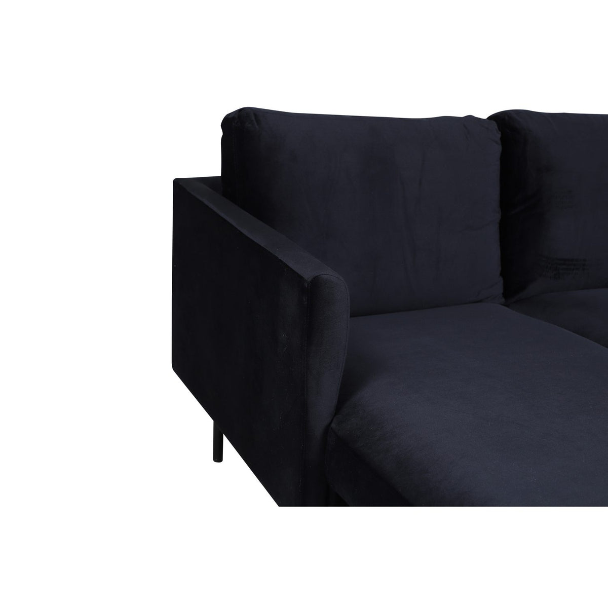 Zoom Schäslongsoffa Svart