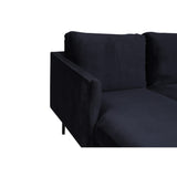 Zoom Schäslongsoffa Svart