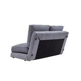 Malabo (32 x 127 x 120 cm) 2-sits bäddsoffa Grå