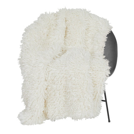 Wooly Pläd Ivory