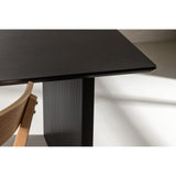 Vail Rektangulärt matbord Svart, MDF, 200 x 100