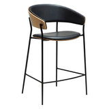 Crib Barstol Raven Black, Bleached Oak