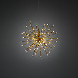 Dekorationsboll Spröt LED 40 cm Julstjärna Utomhus Guld