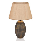 Thimphu (40 x 30 x 40 cm) Brun guld Bordslampa