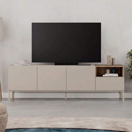 Salvador 180 (180 x 55 x 41,8 cm) TV-bänk Sandsten naturlig ek
