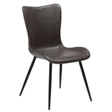 Medusa Stol Vintage Grey Art.Leather, Black