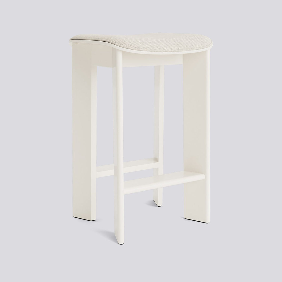 Chisel 30 65 cm Barpall Cream white – lackerad bokfaner, Mode 011