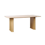 Accento 100x190 cm Oval Matbord Naturlig