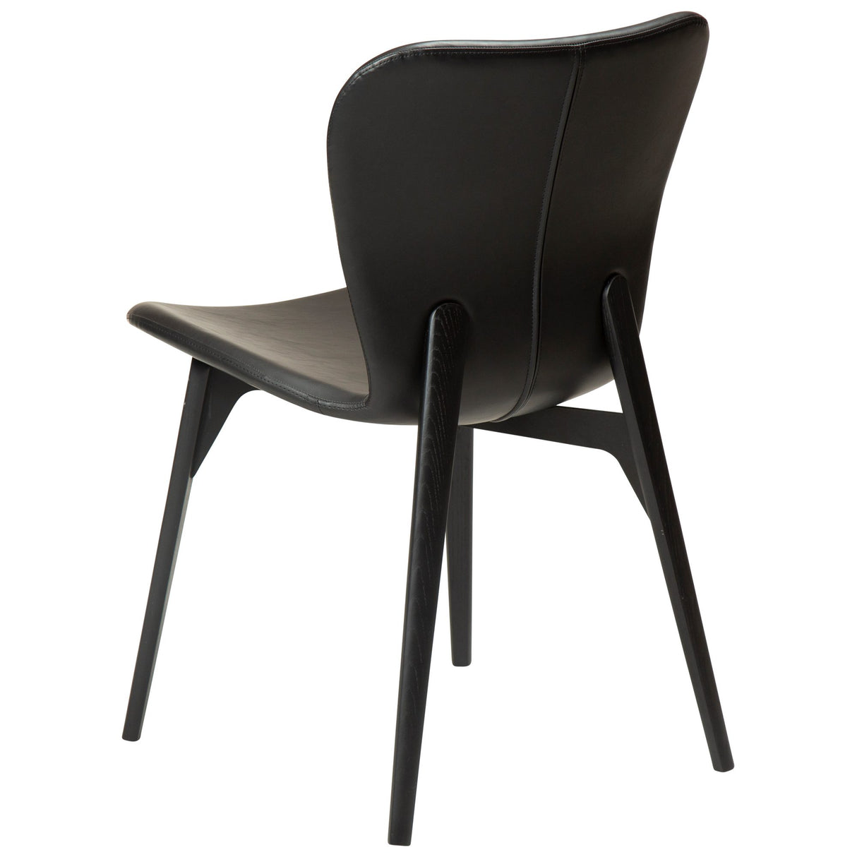 Paragon Stol Vintage Black Art.Leather, Black Ash