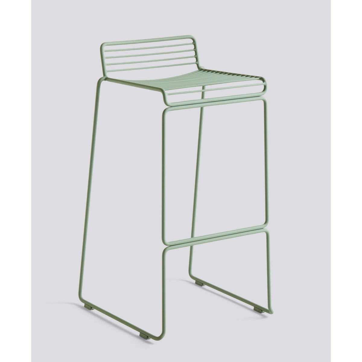Hee 75 cm Barpall Fall green – pulverlackerat stål