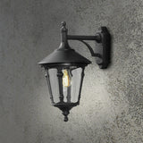 Virgo E27 Vägglampa Ute Svart