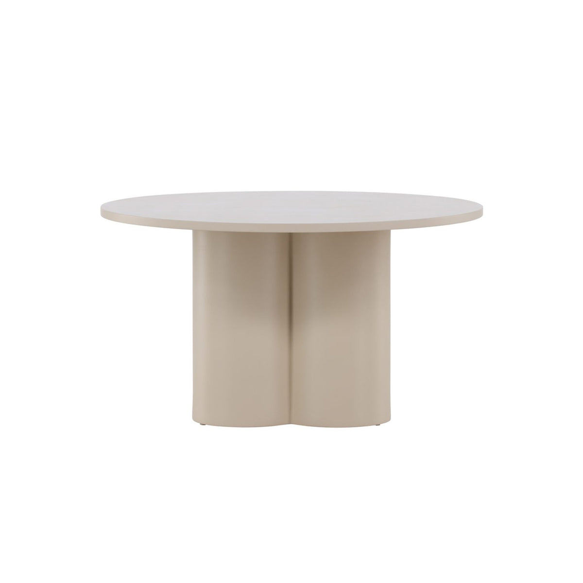 Olivia Soffbord Beige, ⌀80