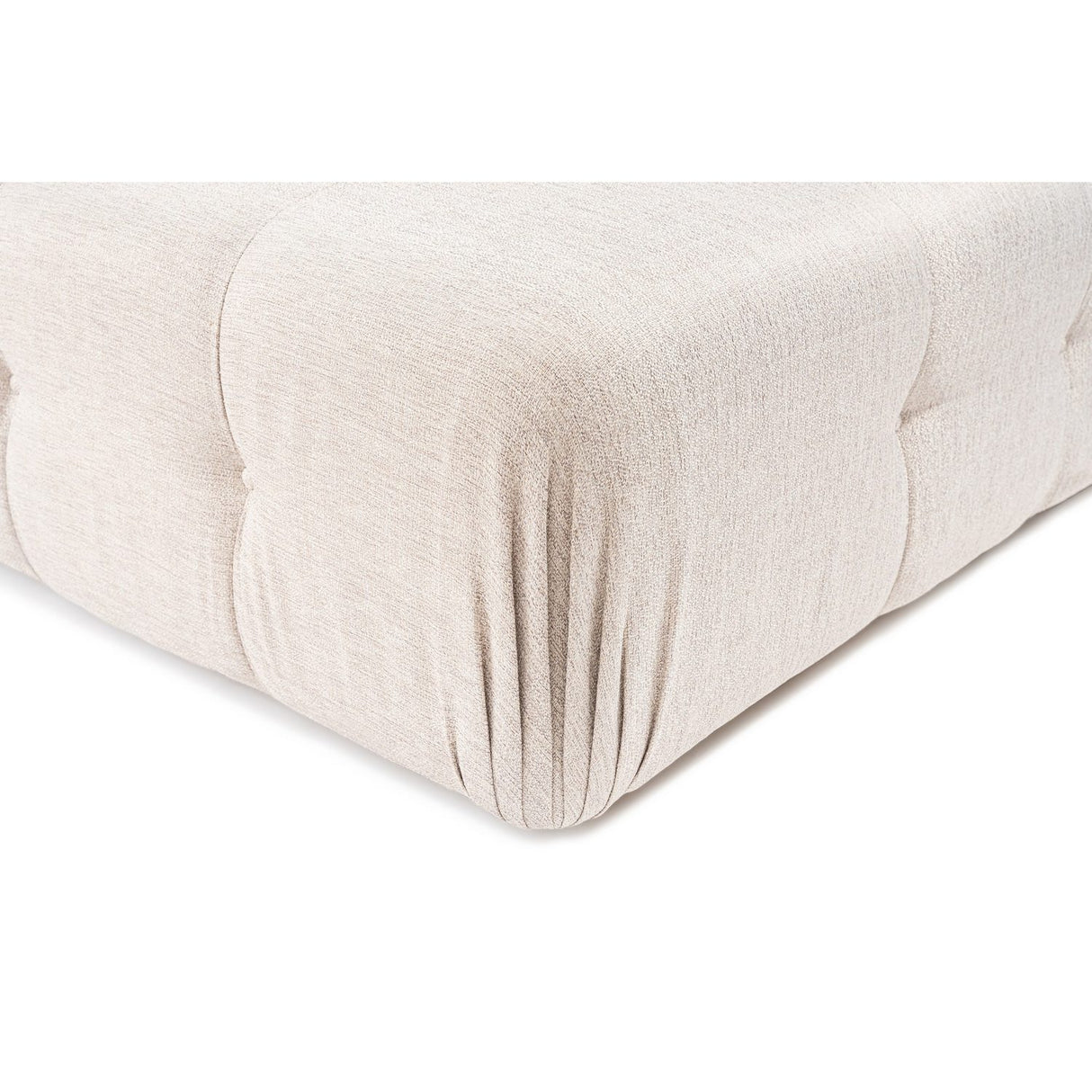 Tallinn 3-sits med puff (300-200 x 100 x 80 cm) Hörnsoffa Ljusbrun