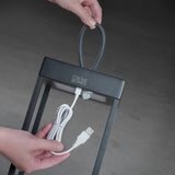 Ravello USB Svart Dimbar Lanterna 50 cm