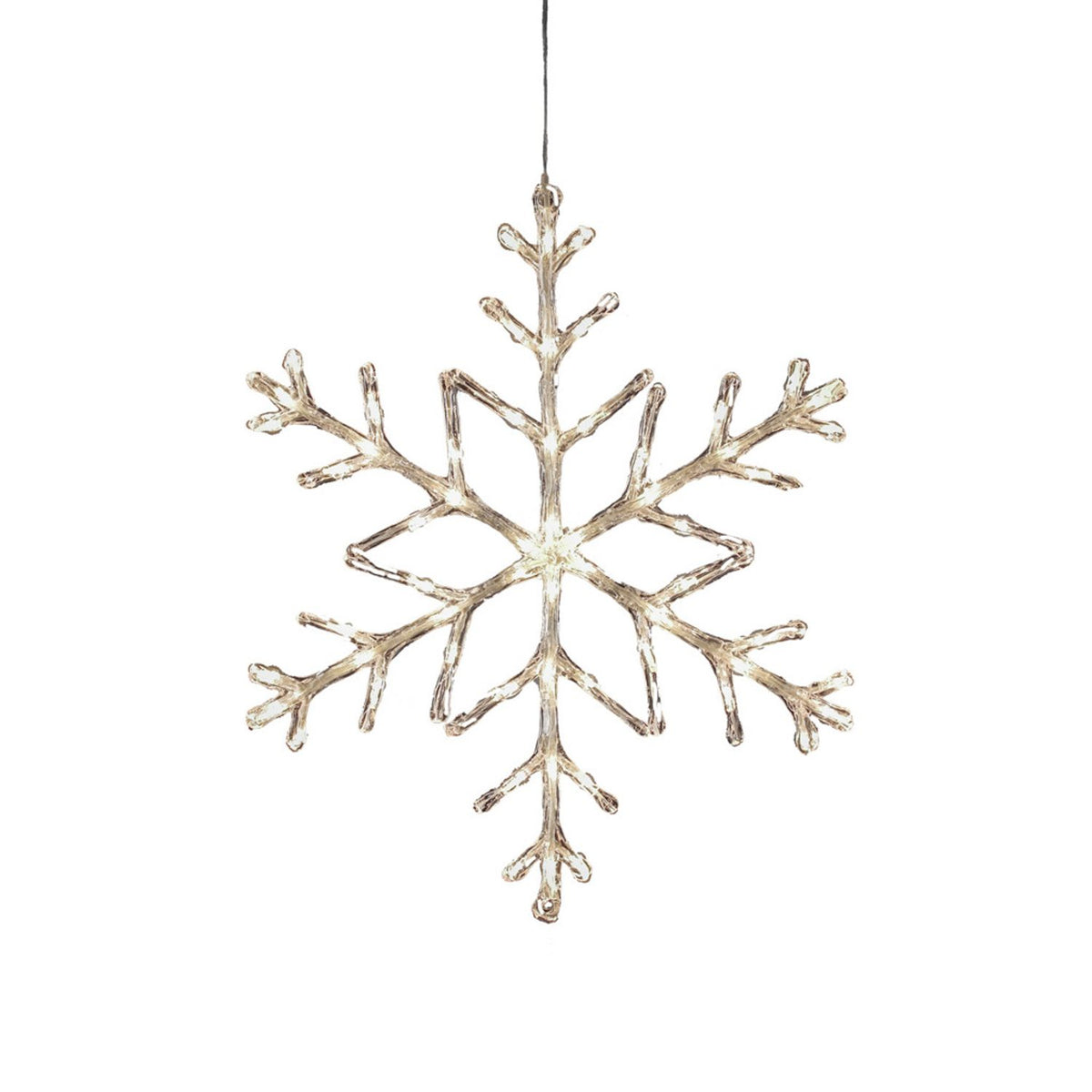 Snöflinga 60cm 60 varmvit LED Ljusdekoration Ute