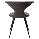 Flair Stol Stone Bouclé, Black