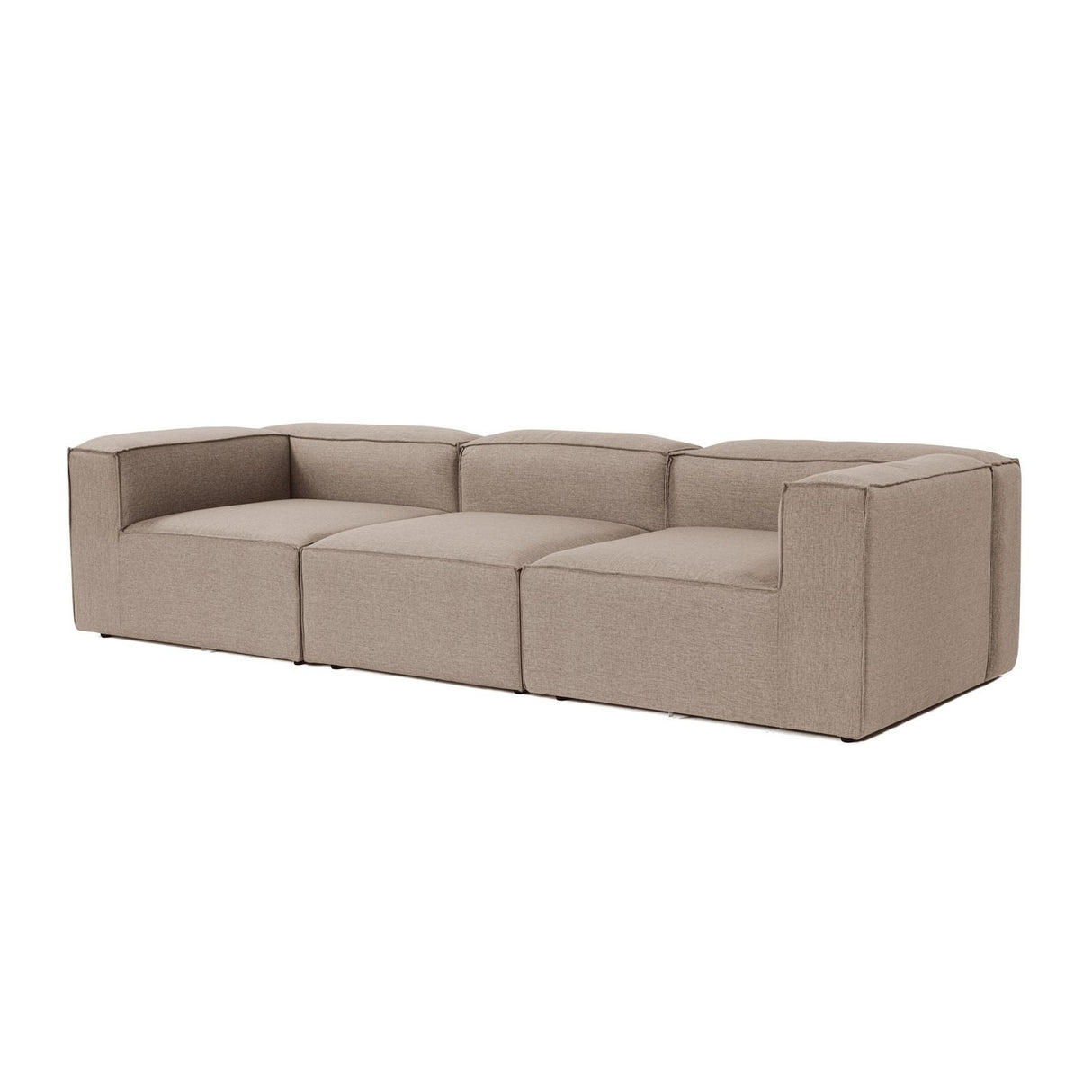 Sevilla 3 (297 x 66 x 105 cm) 3-sitssoffa Brun