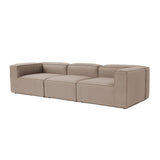 Sevilla 3 (297 x 66 x 105 cm) 3-sitssoffa Brun